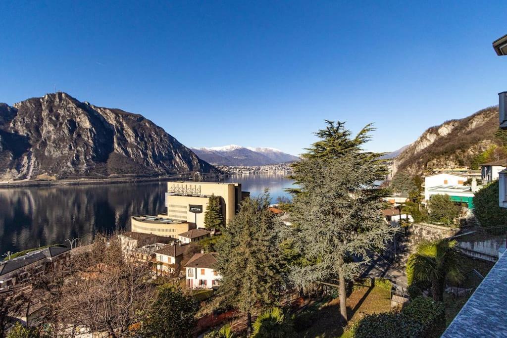 Wraparound Lake Views Bellavista Residence Campione d'Italia Luaran gambar