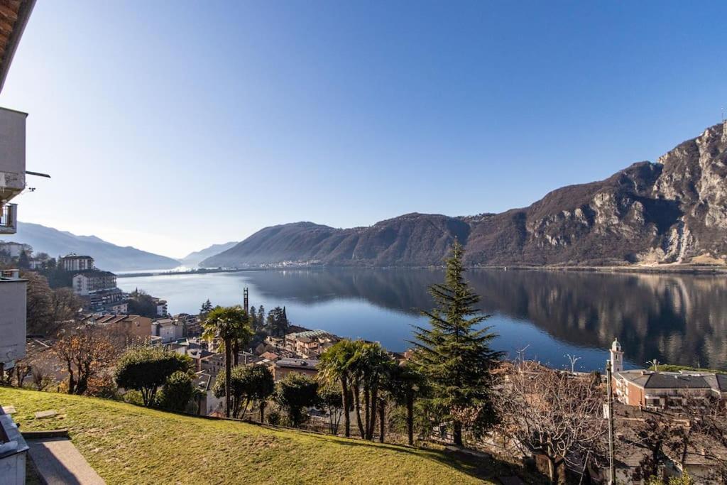 Wraparound Lake Views Bellavista Residence Campione d'Italia Luaran gambar