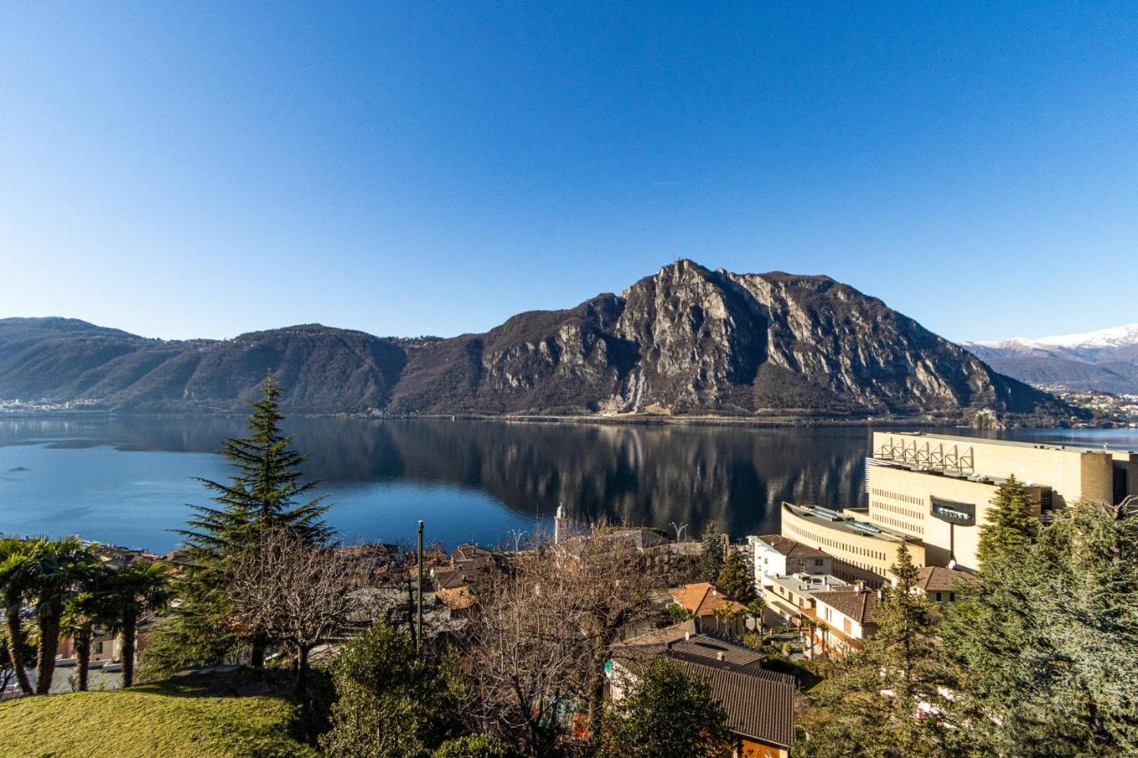 Wraparound Lake Views Bellavista Residence Campione d'Italia Luaran gambar